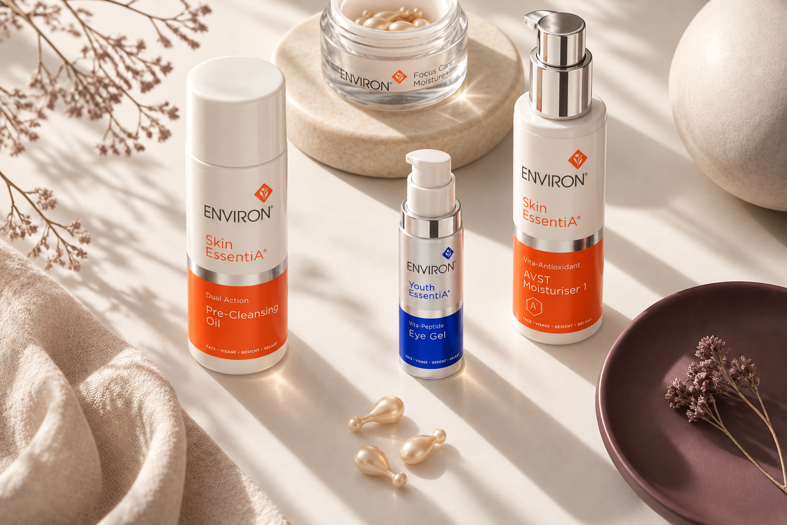 Environ skincare range at Quantum Laser Lab, Calgary
